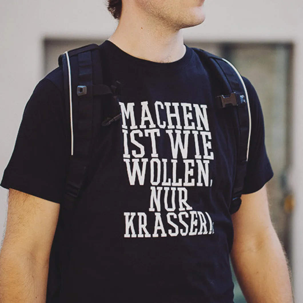 Machen Wollen Shirt Grey