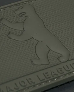 Major League Berlin Bär Rubberpatch Oliv