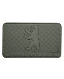 Major League Berlin Bär Rubberpatch Oliv