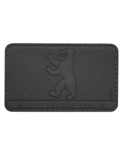 Major League Berlin Bär Rubberpatch Schwarz