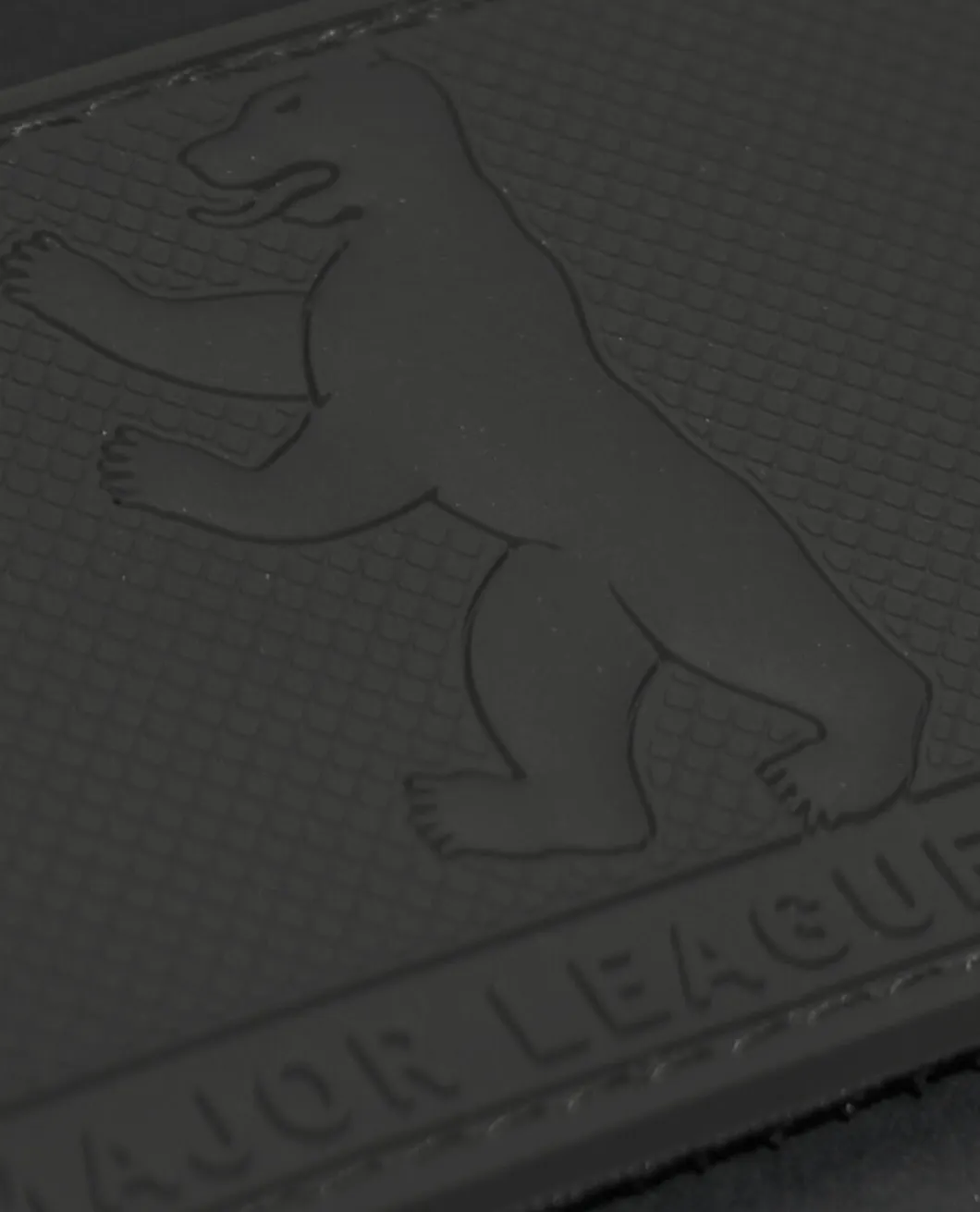 Major League Berlin Bär Rubberpatch Schwarz