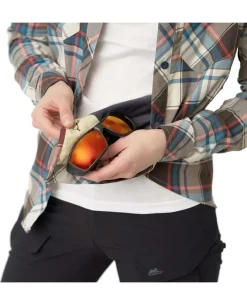Marigold Woman's Shirt True Grey Checkered