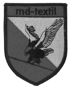 md-textil Patch Black Edition Schwarz