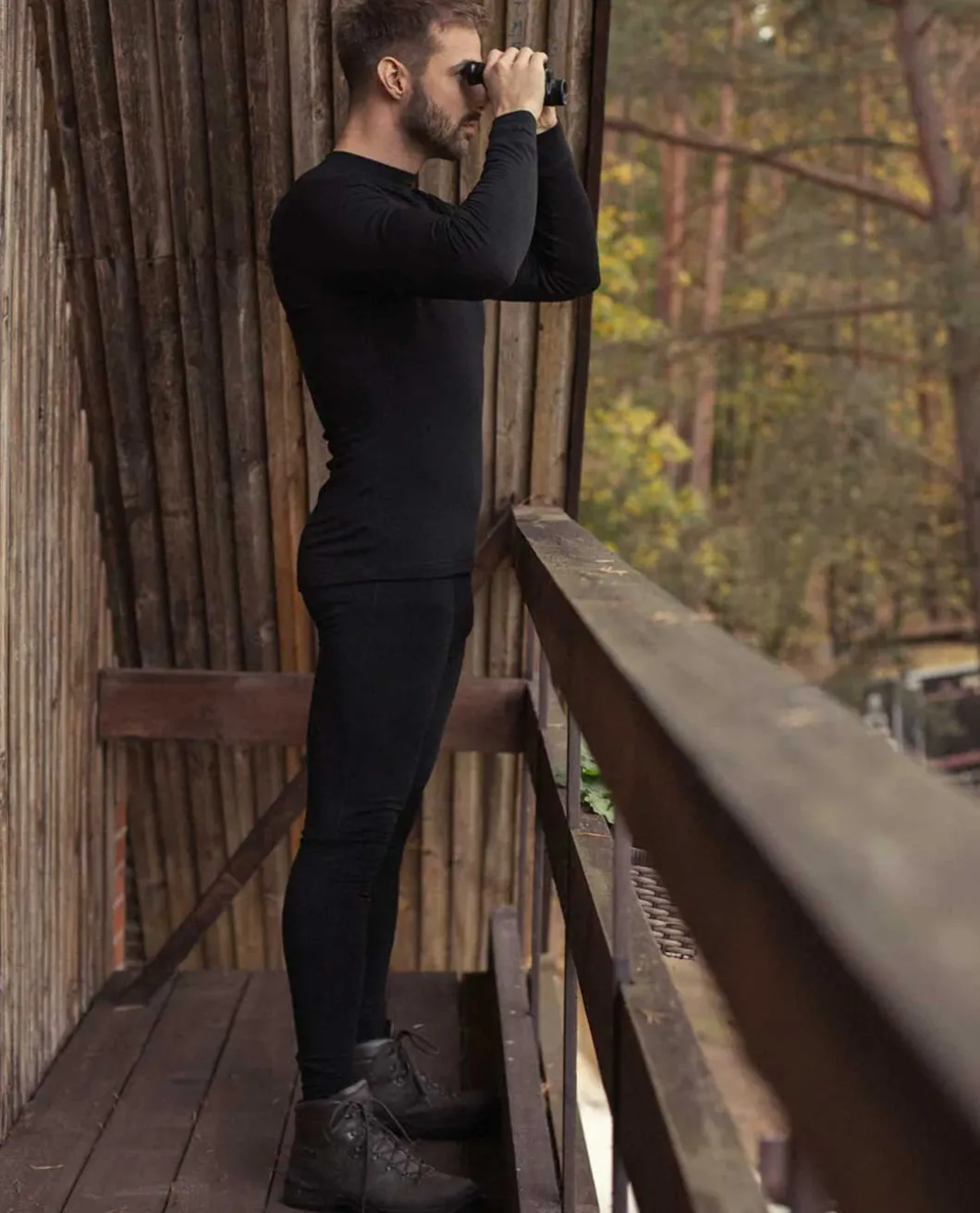 Merino ARCTIC Long Pants Men Black Schwarz