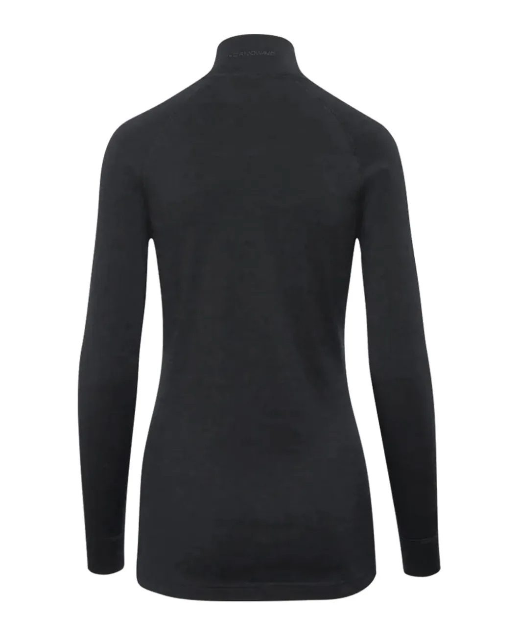Merino ARCTIC Long Sleeve Shirt 1/2 Zip Women Black Schwarz