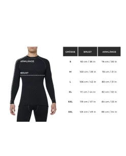 Merino ARCTIC Long Sleeve Shirt Men Black Schwarz