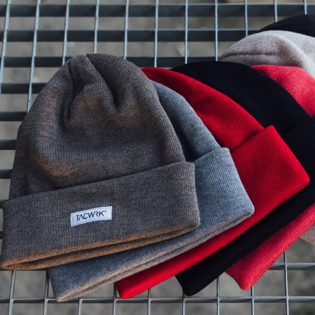 Merino Beanie Classic Black Schwarz