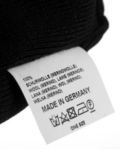 Merino Beanie Classic Grau
