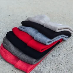 Merino Beanie Classic Koralle