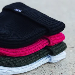 Merino Beanie Gerippt Bonbon