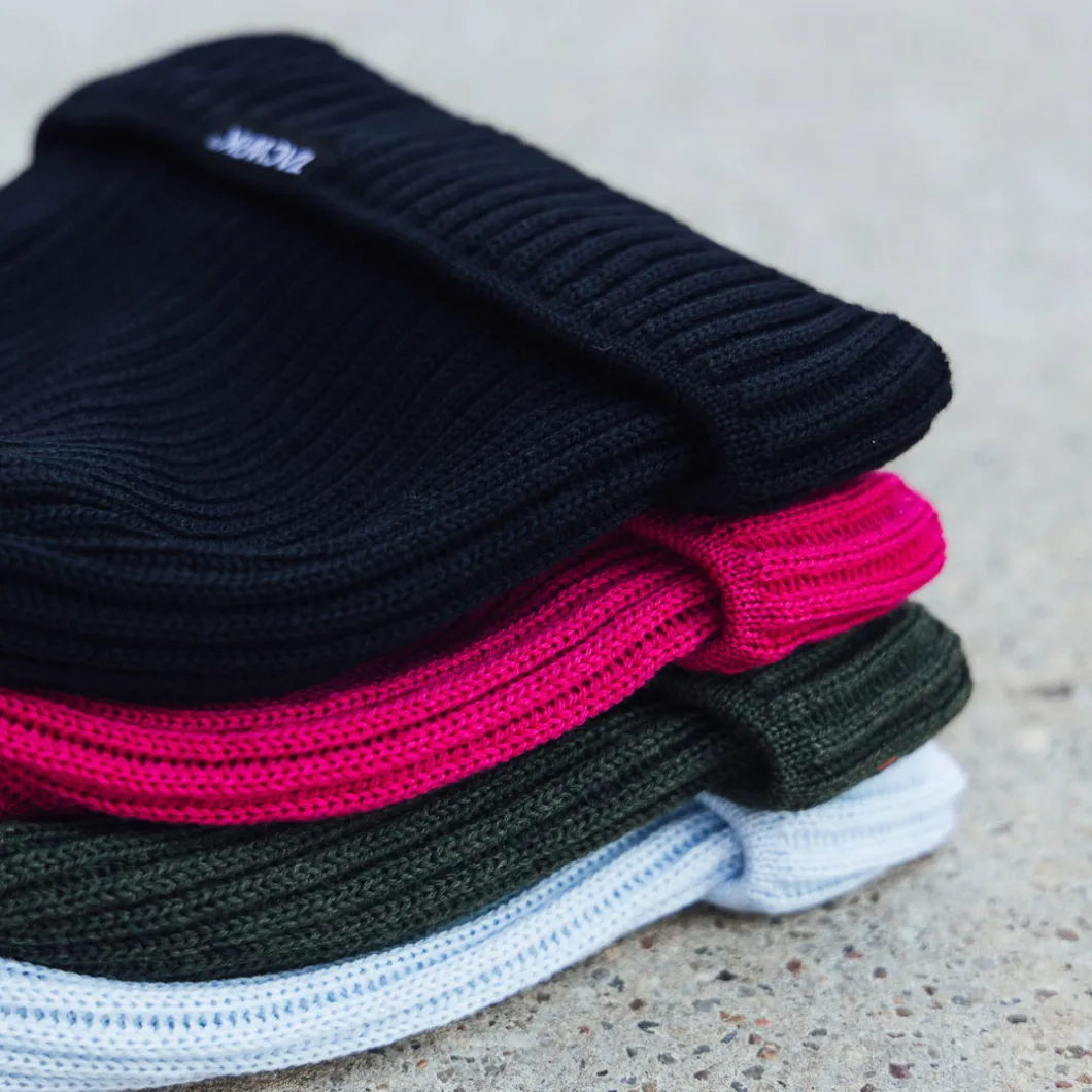 Merino Beanie Gerippt Bonbon