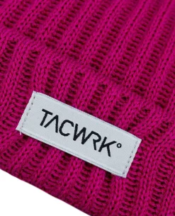 Merino Beanie Gerippt Bonbon