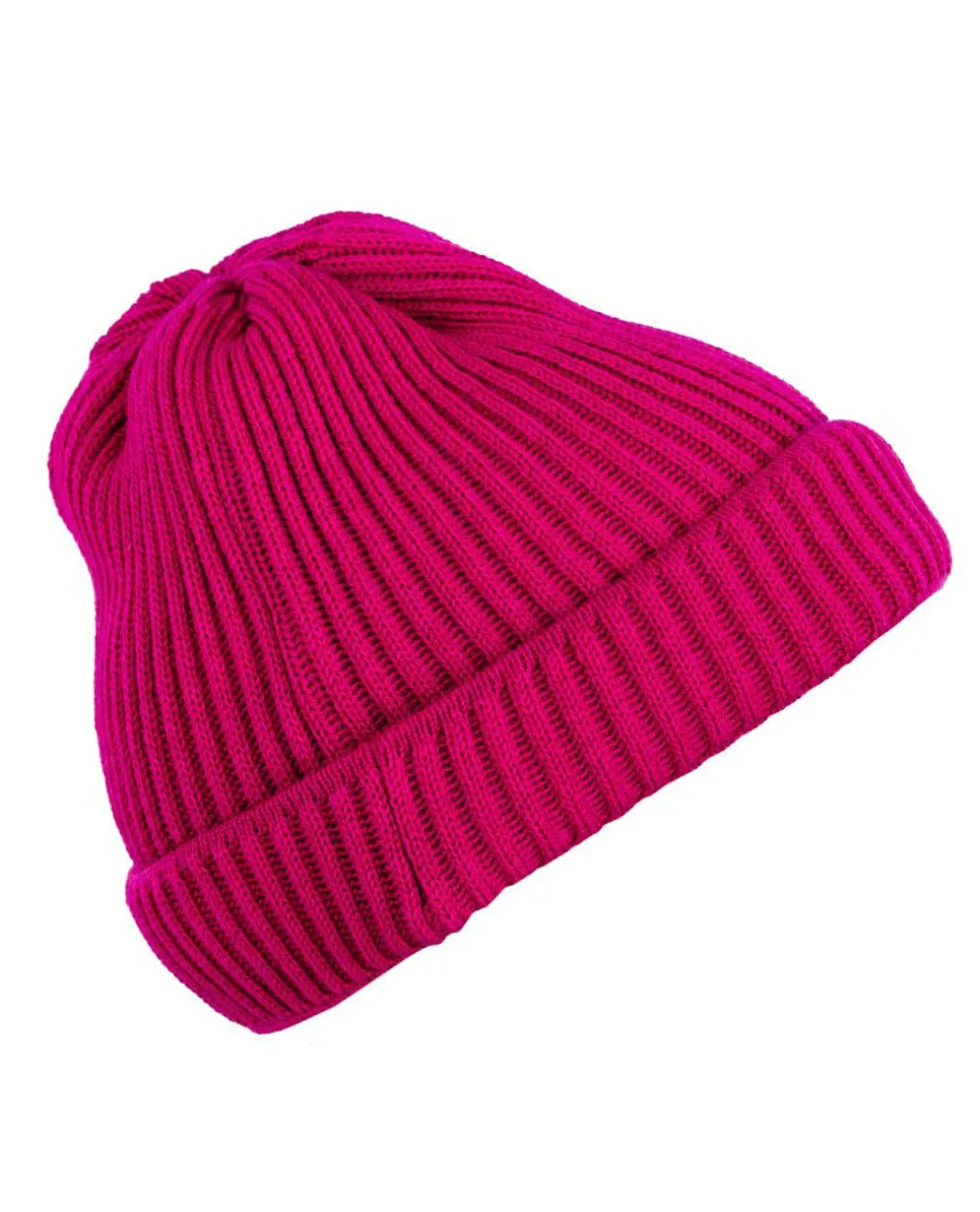 Merino Beanie Gerippt Bonbon