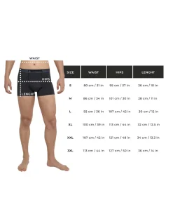 Merino Life Boxers Men Black Schwarz