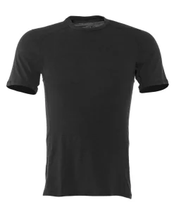 Merino Slim T-Shirt Black Schwarz