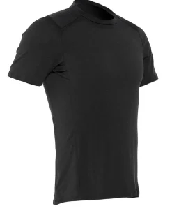 Merino Slim T-Shirt Black Schwarz