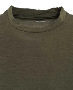 Merino Slim T-Shirt Olive Green