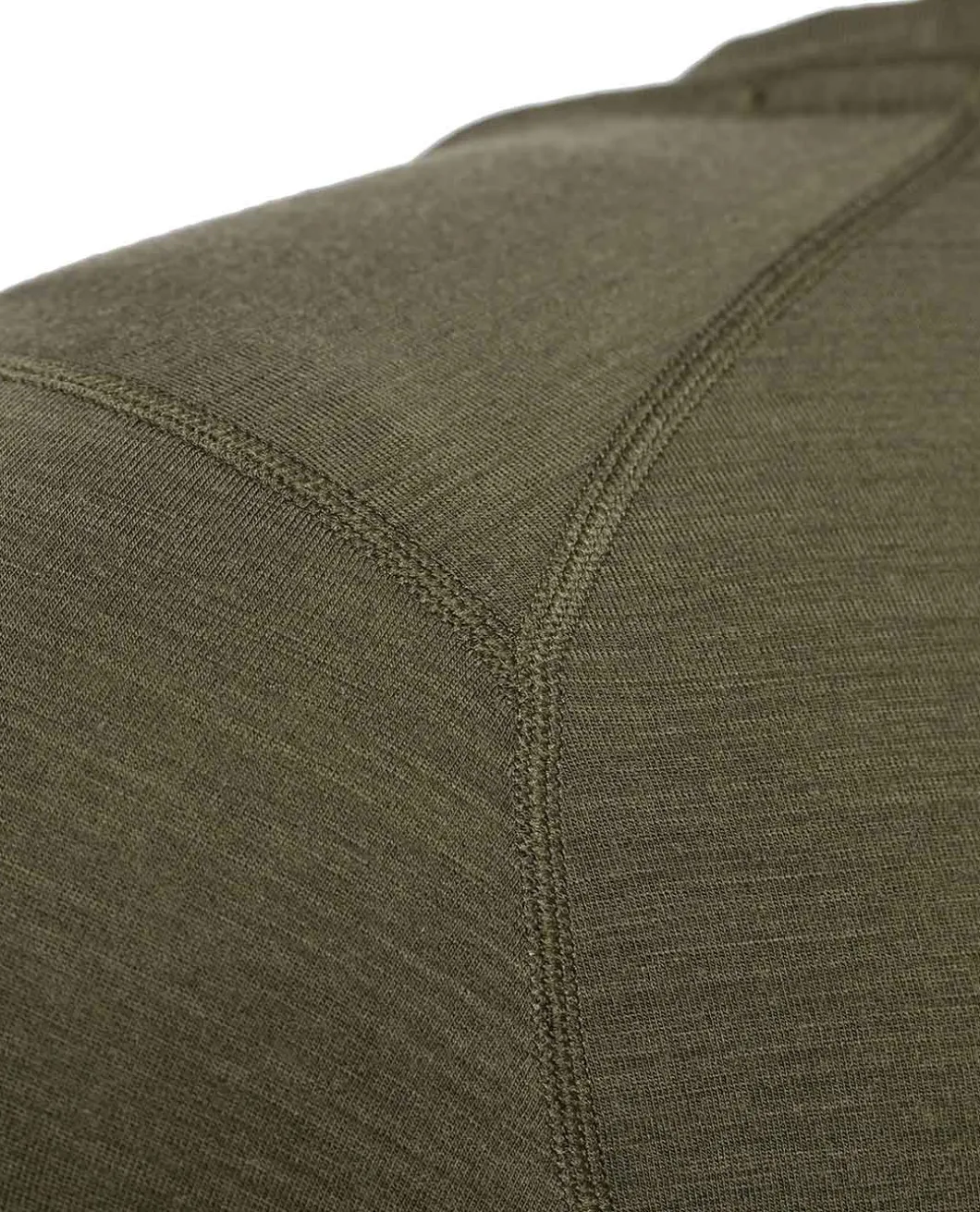 Merino Slim T-Shirt Olive Green