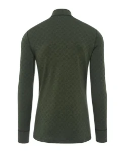 Merino Xtreme Thermal Turtleneck 1/2 Zip LS Shirt Forest Green Oliv