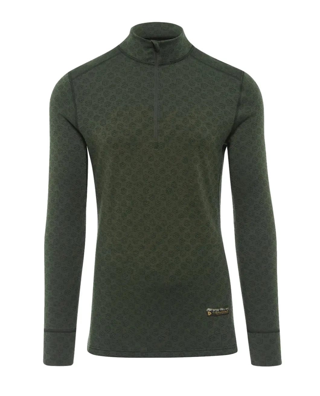Merino Xtreme Thermal Turtleneck 1/2 Zip LS Shirt Forest Green Oliv