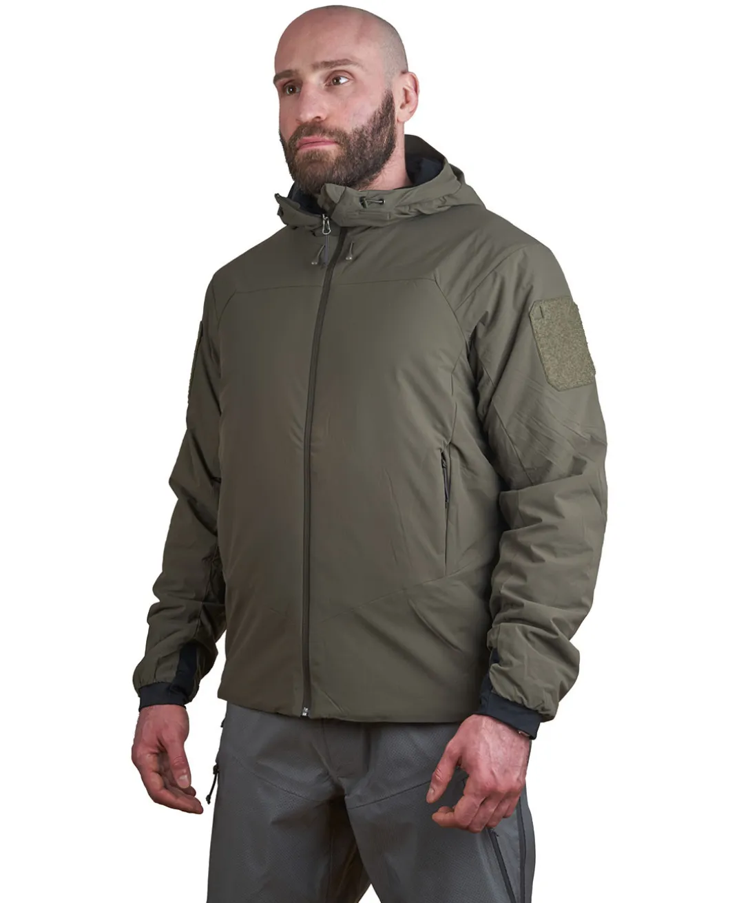 Mid Insulation Hoody LE Olive Green