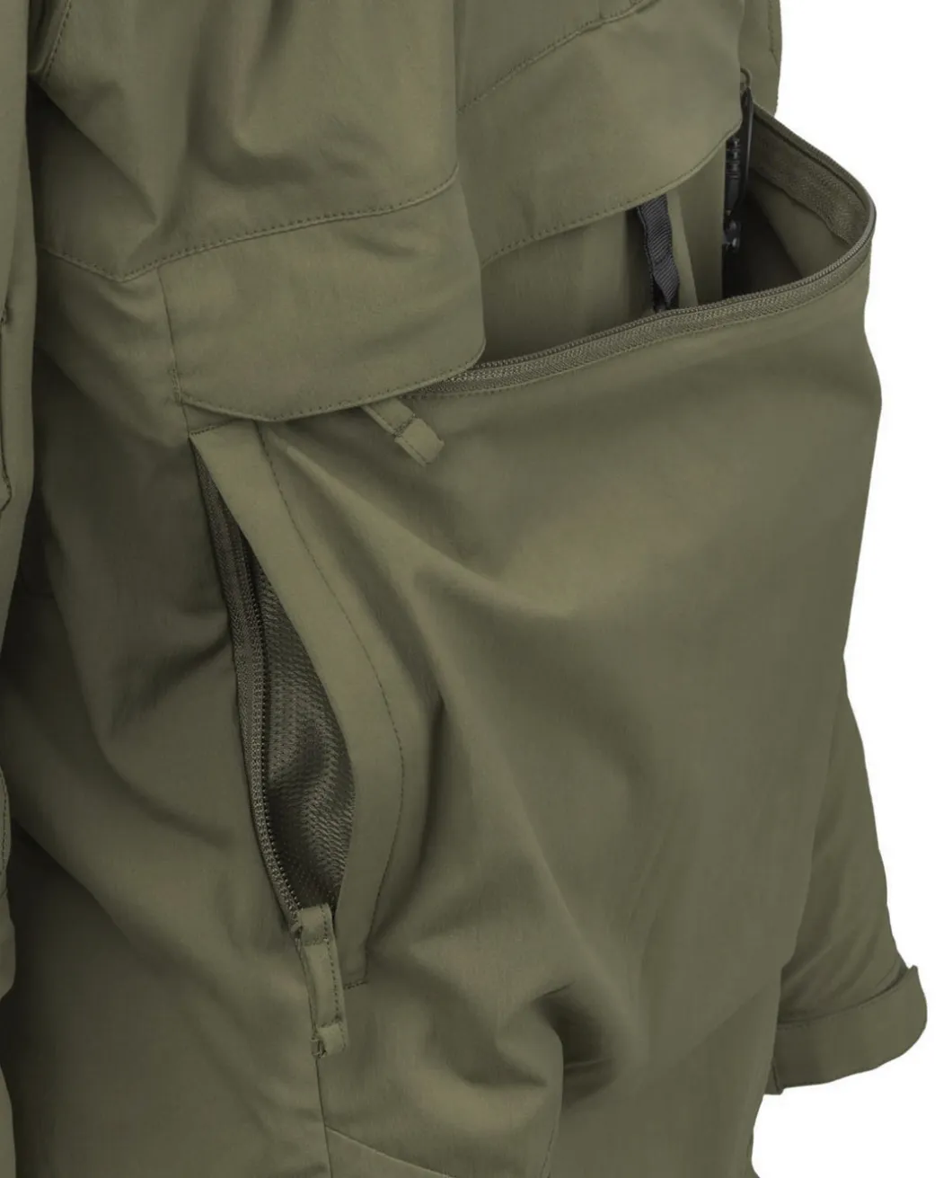 Mistral Anorak Jacket Soft Shell Adaptive Green