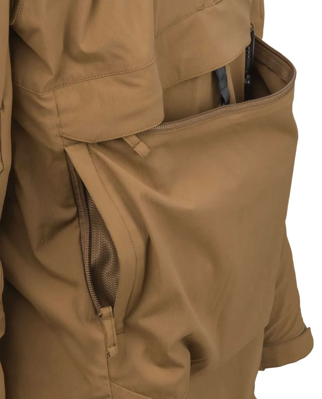 Mistral Anorak Jacket Soft Shell Mud Brown