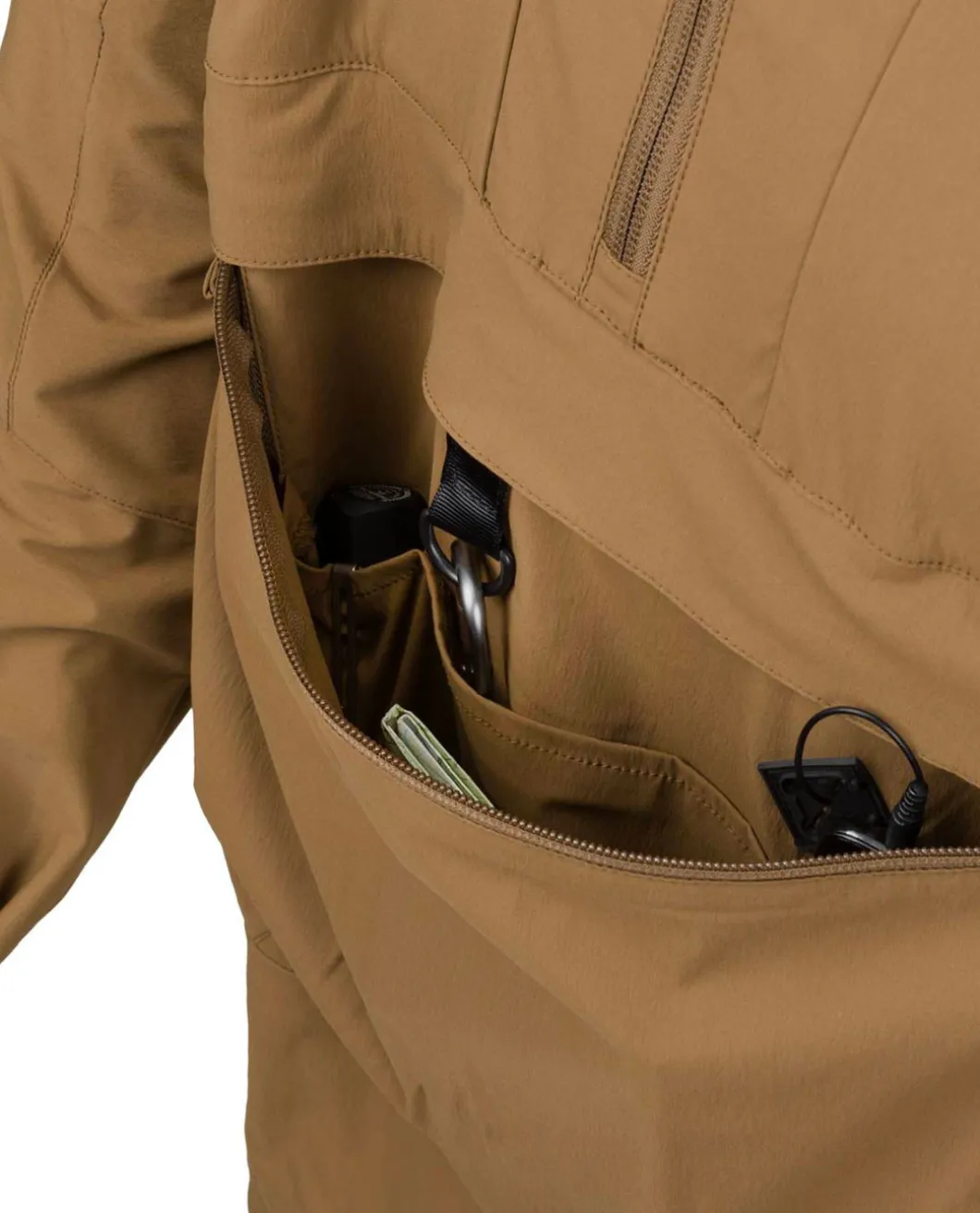Mistral Anorak Jacket Soft Shell Mud Brown