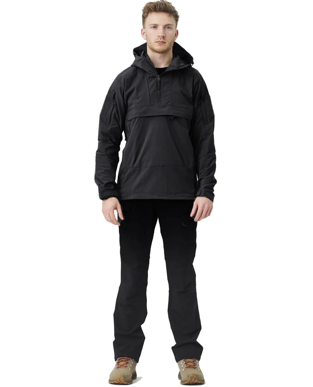 Mistral Anorak Jacket Soft Shell Black Schwarz
