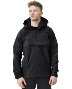 Mistral Anorak Jacket Soft Shell Black Schwarz