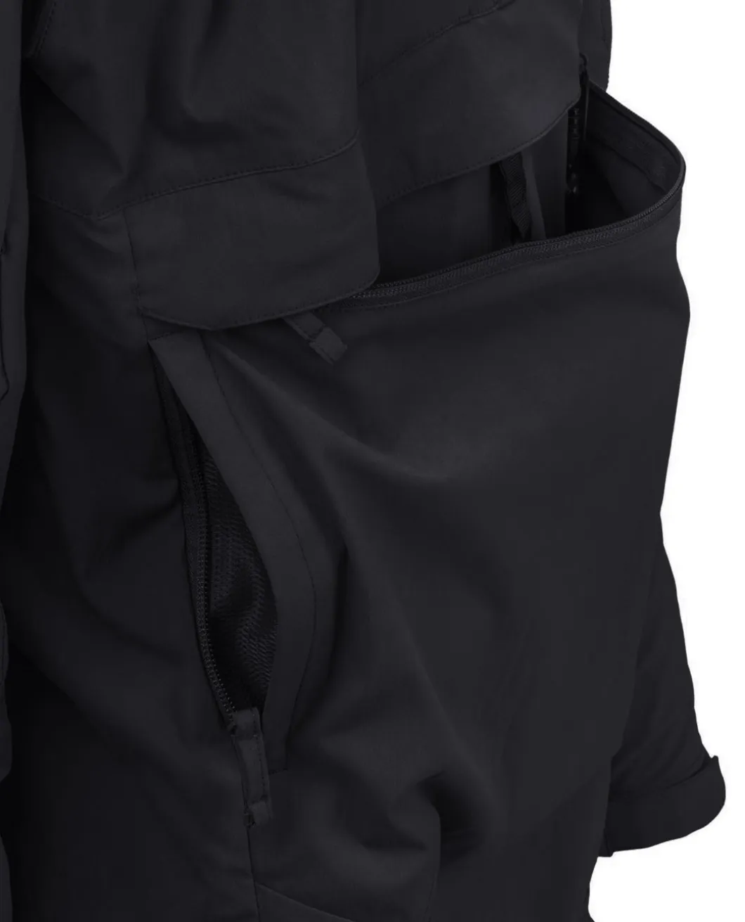 Mistral Anorak Jacket Soft Shell Black Schwarz