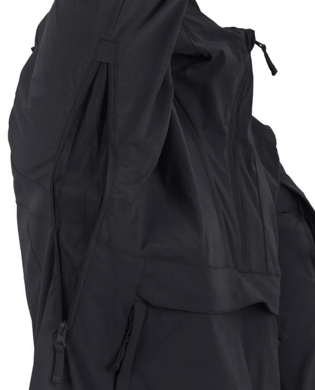 Mistral Anorak Jacket Soft Shell Black Schwarz