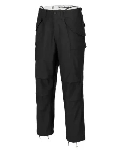 M65 Trousers NyCo Sateen Black Schwarz