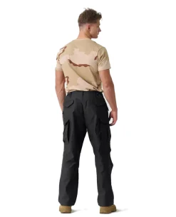 M65 Trousers NyCo Sateen Black Schwarz