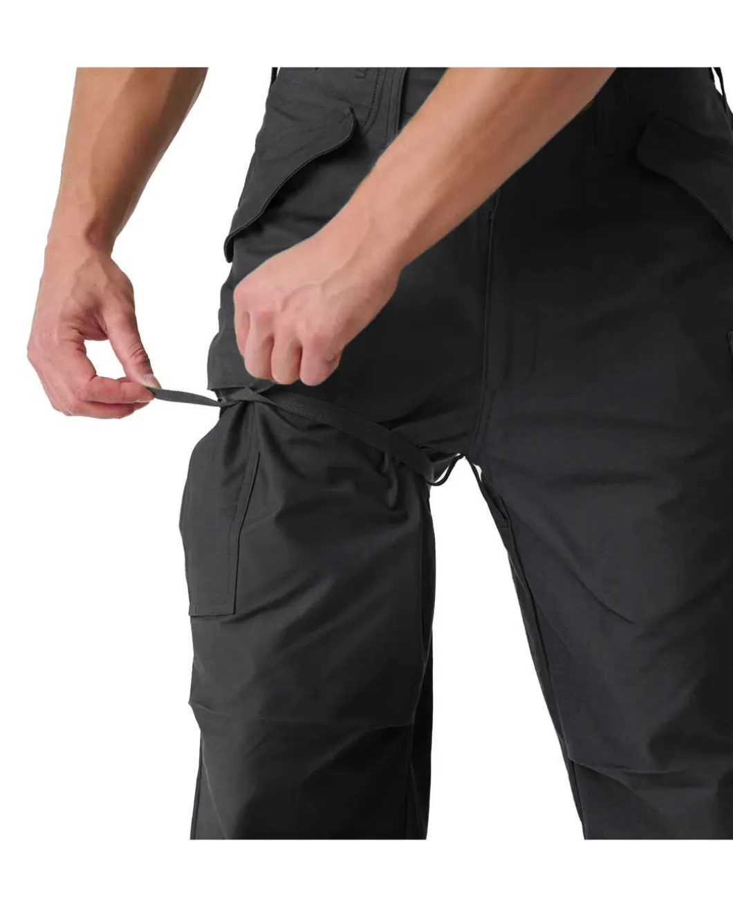 M65 Trousers NyCo Sateen Black Schwarz