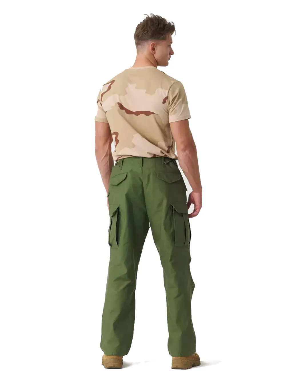 M65 Trousers NyCo Sateen Olive Green