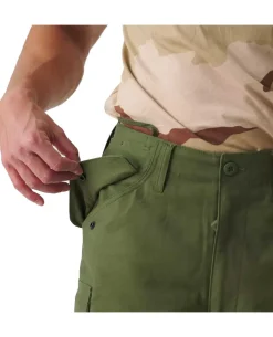 M65 Trousers NyCo Sateen Olive Green