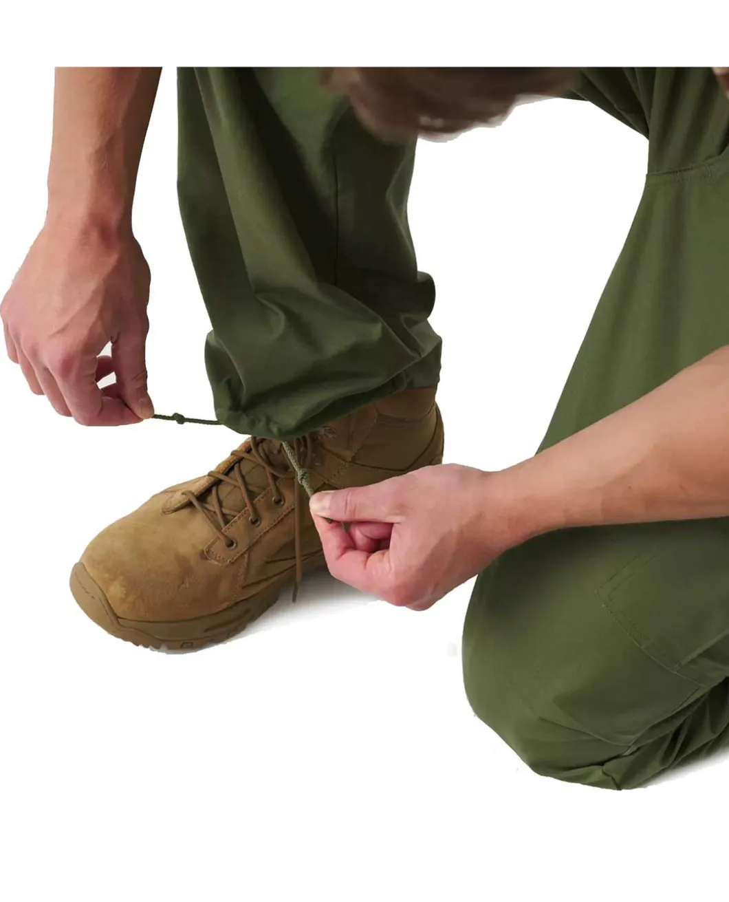 M65 Trousers NyCo Sateen Olive Green