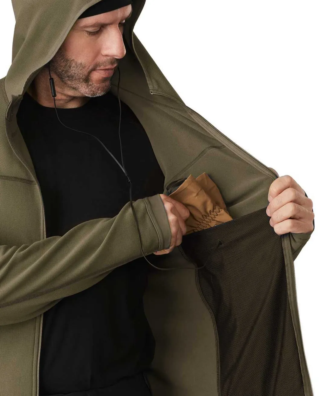 Naga Hoody Full Zip Men's (Gen2.1) Ranger Green