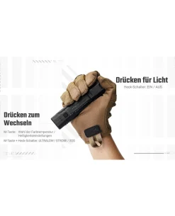 Nitecore EDC07 - 1500 Lumen MCT Schwarz