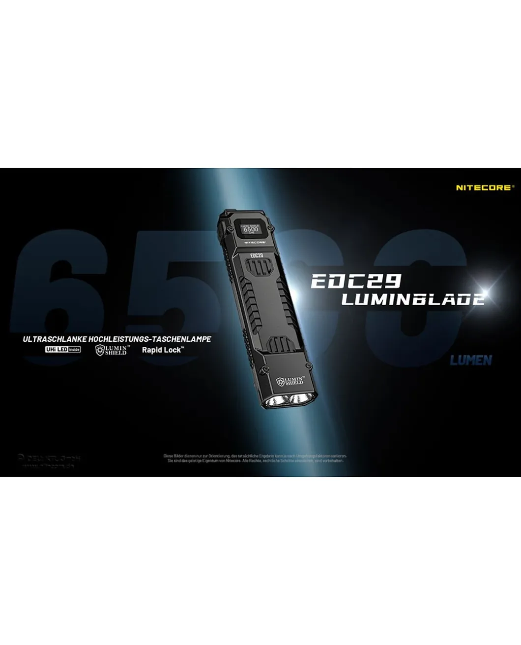 Nitecore EDC29 LUMINBLADE - 6500 Lumen