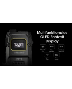 Nitecore EDC29 LUMINBLADE - 6500 Lumen