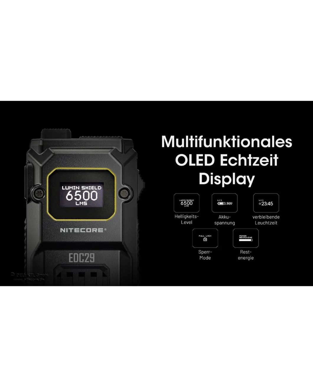 Nitecore EDC29 LUMINBLADE - 6500 Lumen