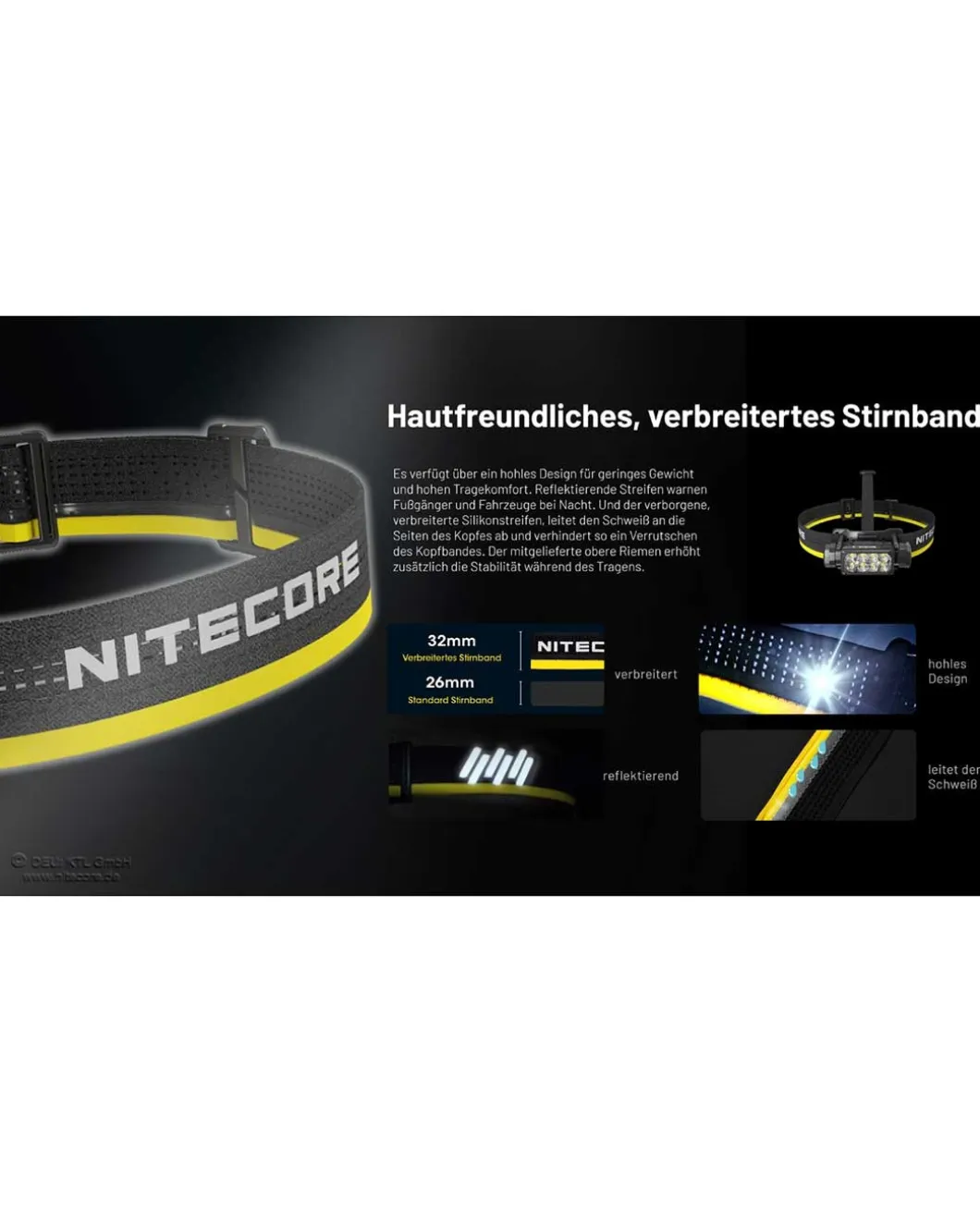 Nitecore HC65 UHE - 2000 Lumen