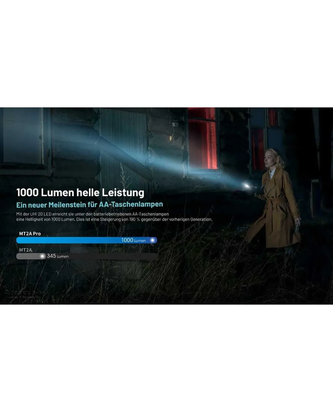 Nitecore MT2A PRO - 1000 Lumen