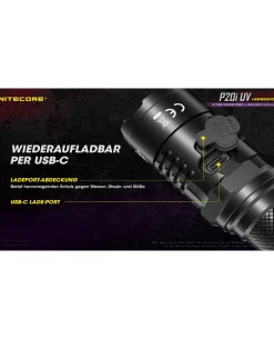 Nitecore P20i UV - 1800 Lumen + UV-Licht