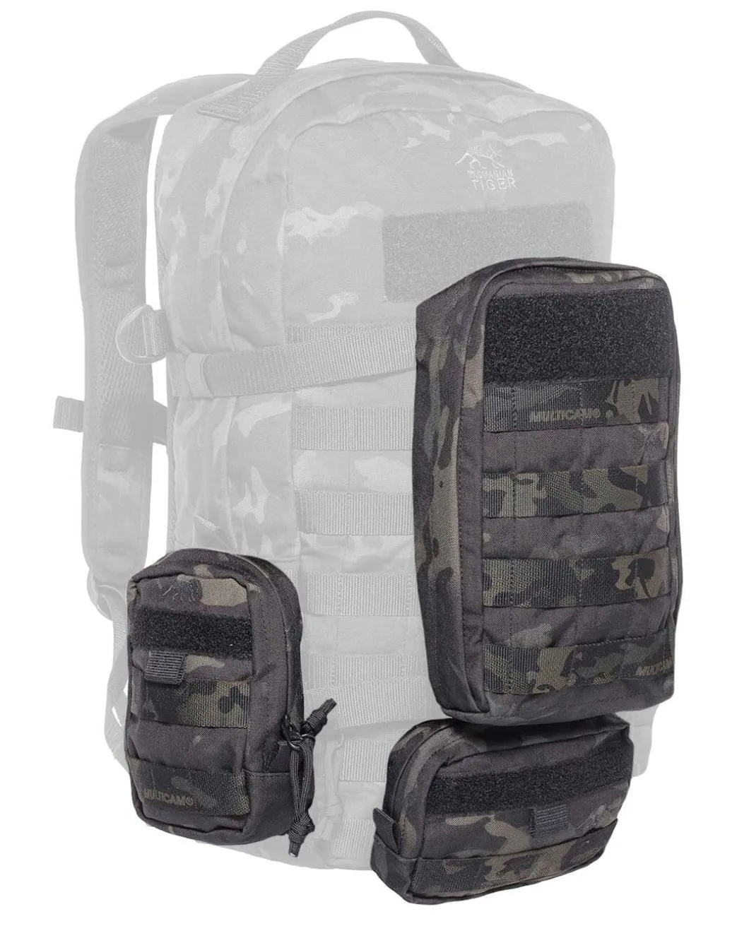 No-Brainer Pouch Set Multicam Black