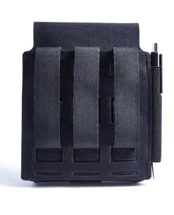 Note Pouch Vertical Molle Black Schwarz