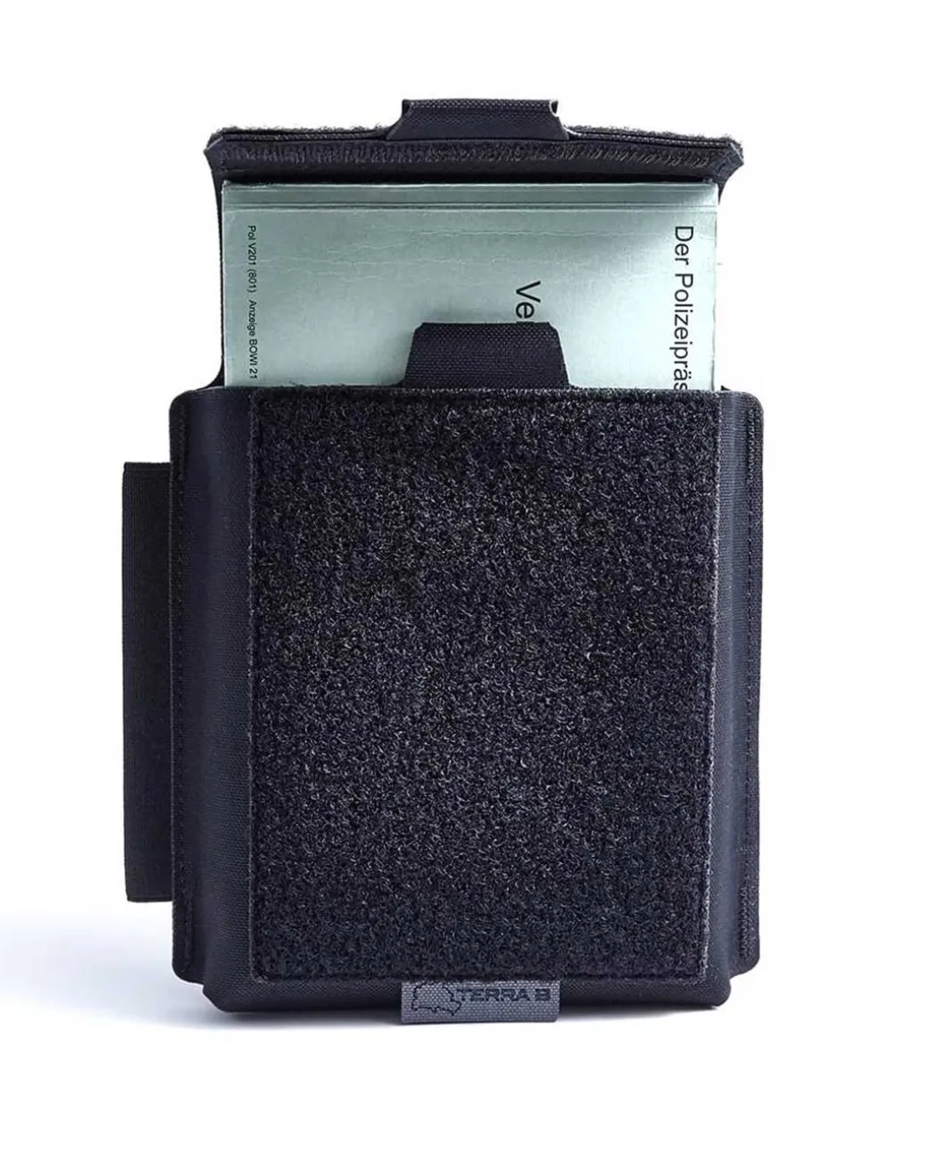 Note Pouch Vertical Molle Black Schwarz