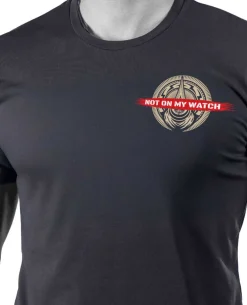 Not on my Watch Tee Black Schwarz
